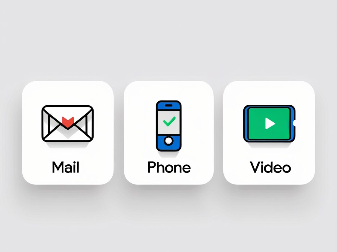 How to Register Business on Google: A Complete Step-by-Step Guide for 2025 4 Icons representing Google Business Profile verification options.