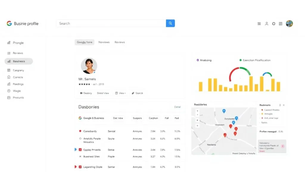 Google Business Profile manager interface for registering a business