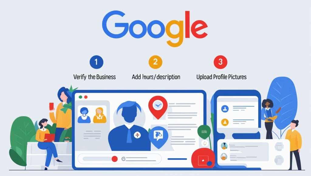 How to Register Business on Google: A Complete Step-by-Step Guide for 2025 3 Infographic showing steps to register business on Google in 2025.